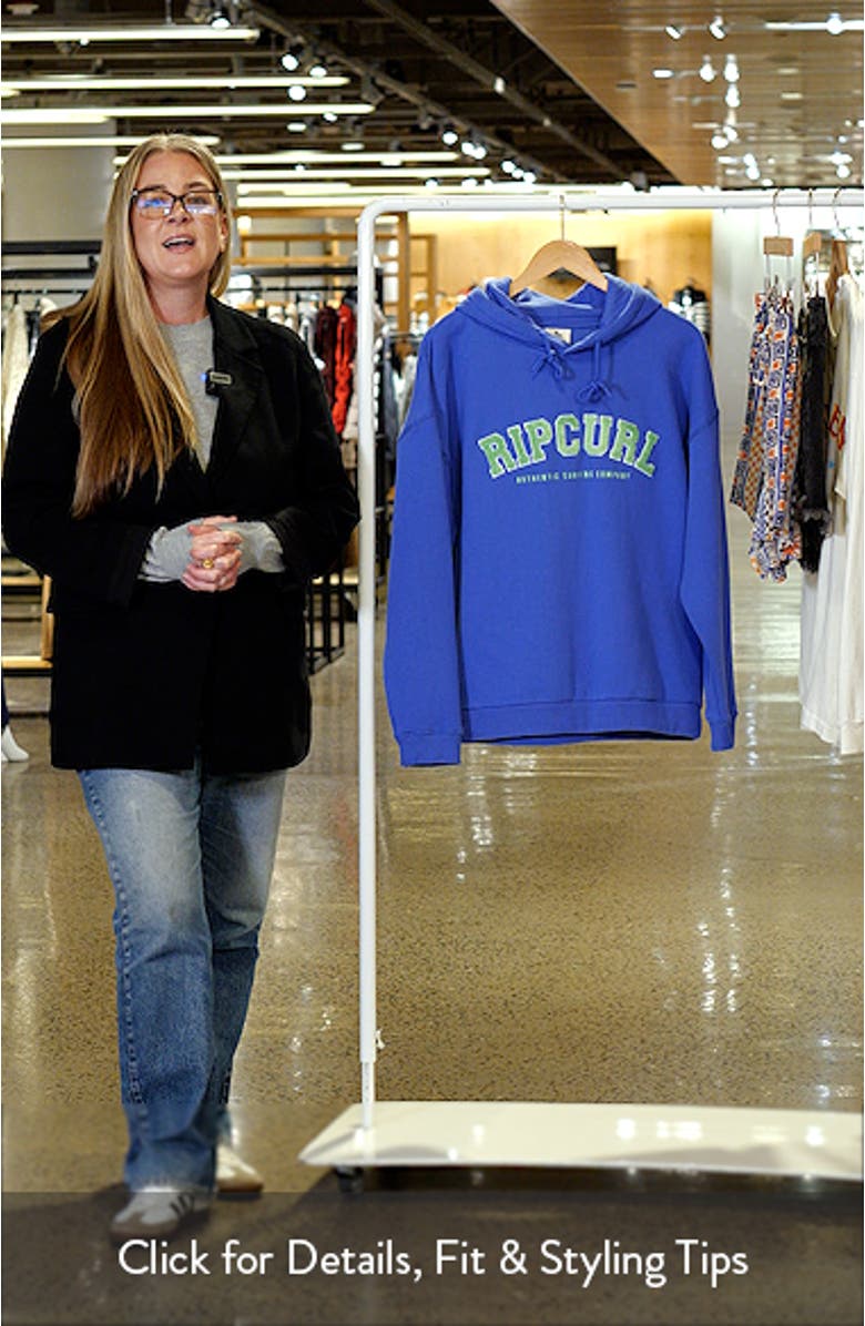 Varsity Logo Graphic Hoodie, sales video thumbnail