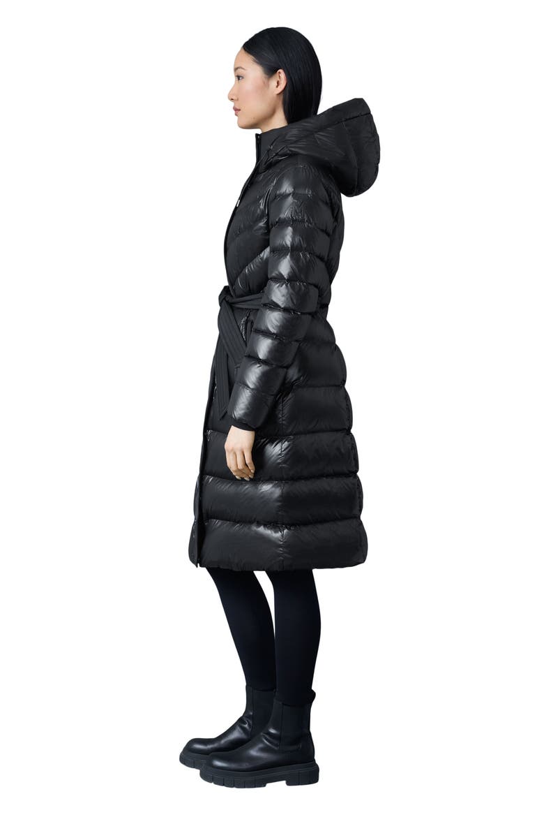 Coralia-Z Down Puffer Coat, Alternate, color, BLACK