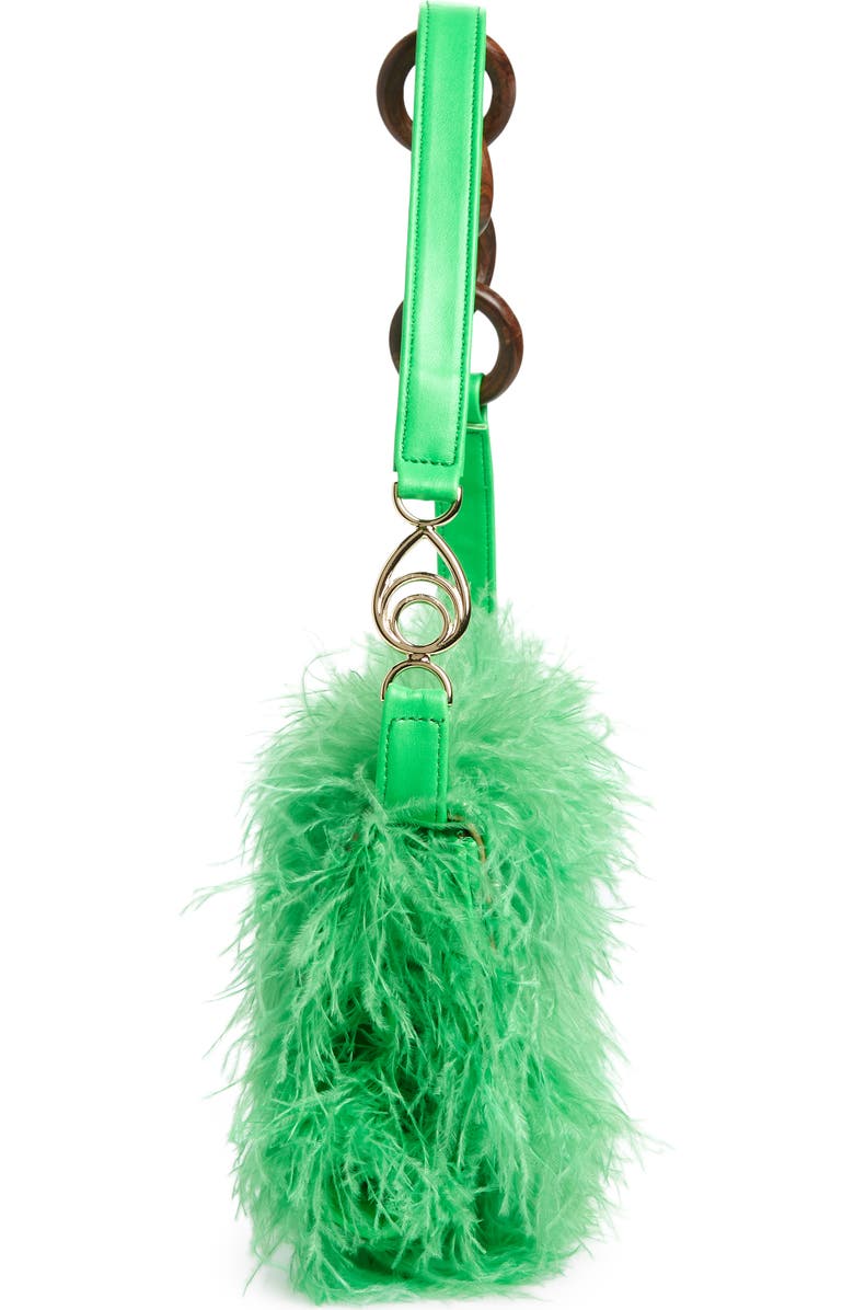 Brother Vellies Lijadu Feather Shoulder Bag, Alternate, color,