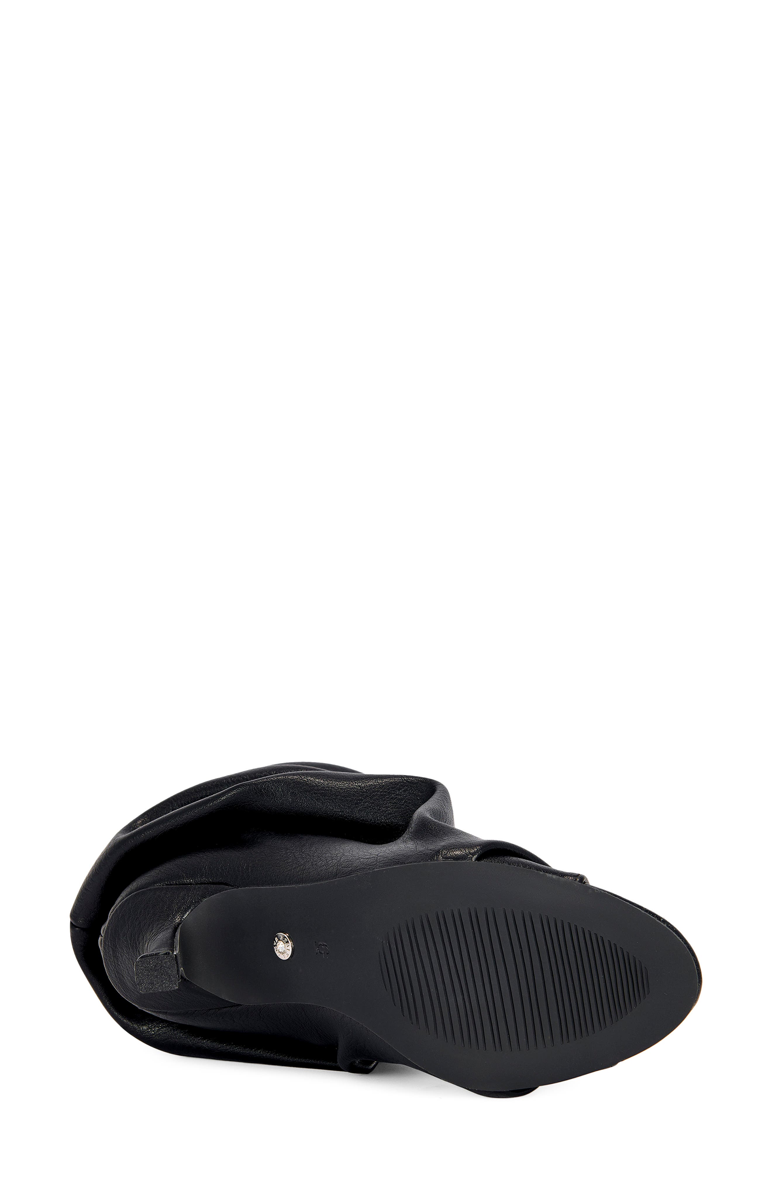 AZALEA WANG Apex Slouchy Open Toe Bootie, Alternate, color, 