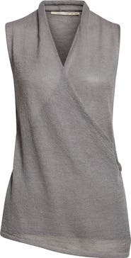 Paloma Wool Sans Baby Alpaca & Merino Wool Blend Wrap Top