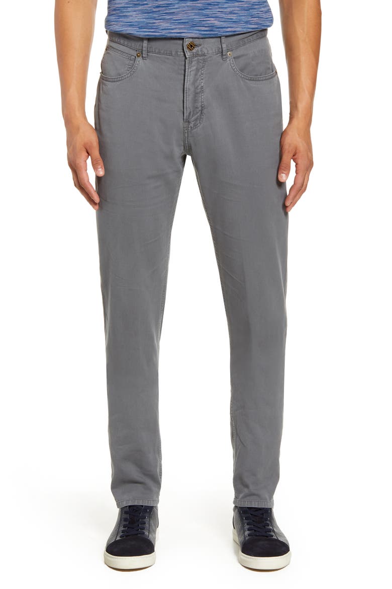 Slim Straight Fit Corduroy Pants, Main, color, CHARCOAL