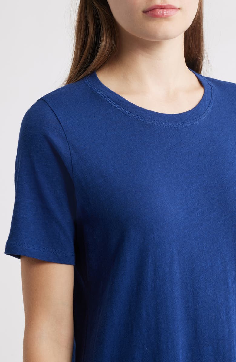 Eileen Fisher Creneck Organic Cotton Maxi T-Shirt Dress, Alternate, color,
