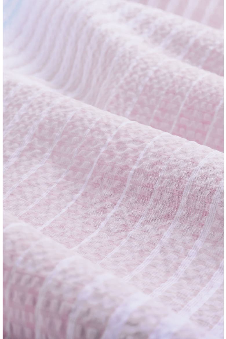 Julian Shaped Ombré Cotton Seersucker Button-Up Shirt, Alternate, color, DUSTY PINK