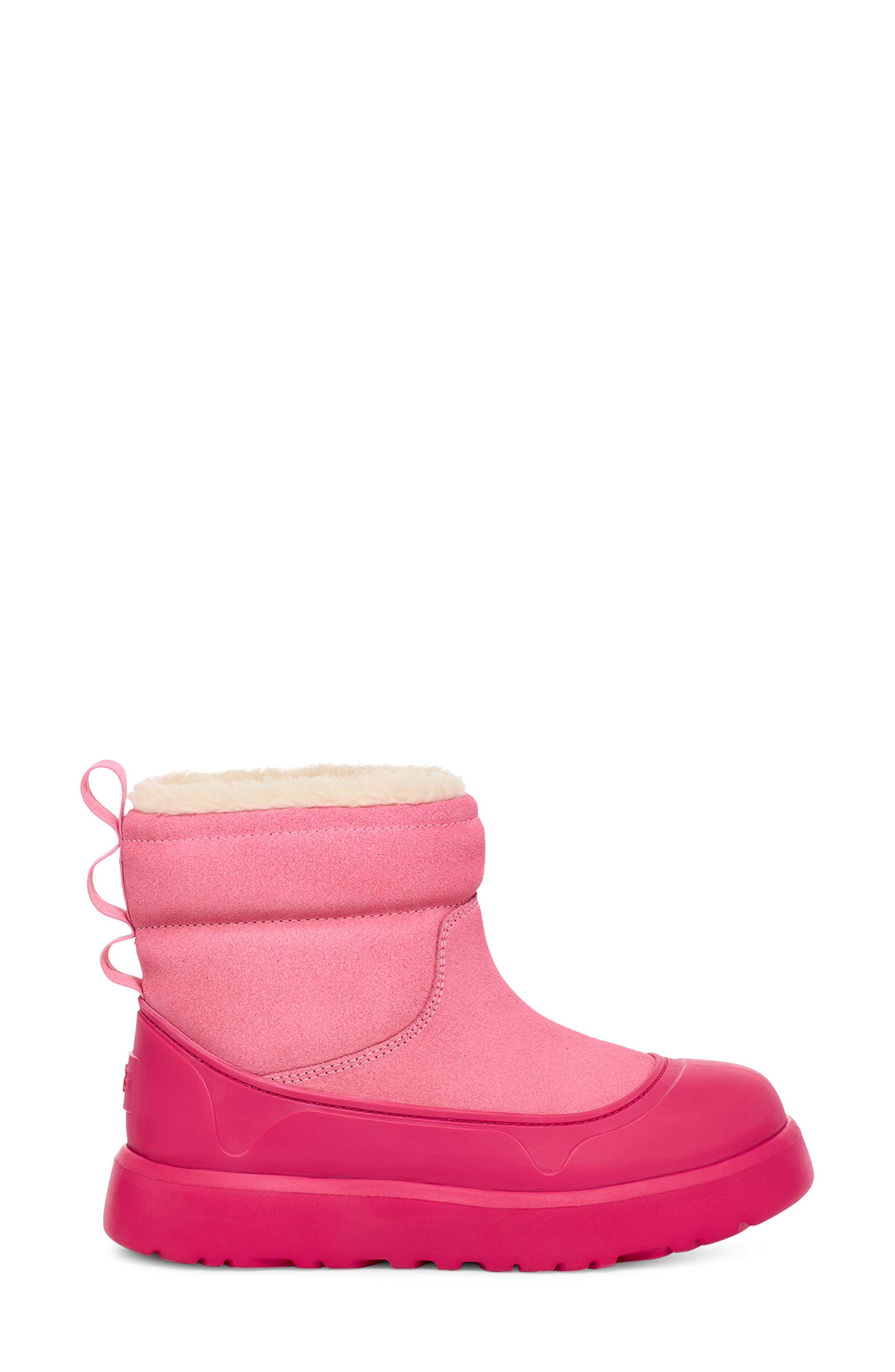 UGG<sup>®</sup> Kids' Classic Mini Mond Waterproof Boot, Alternate, color, Sachet Pink / Berry