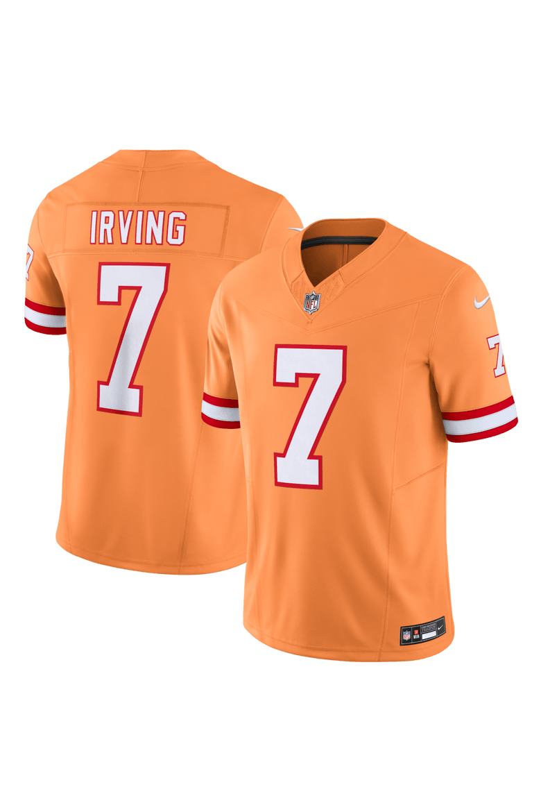 Men's Nike Bucky Irving Orange Tampa Bay Buccaneers Alternate 2 Throwback Vapor F.U.S.E. Limited Jersey, Main, color, Orange