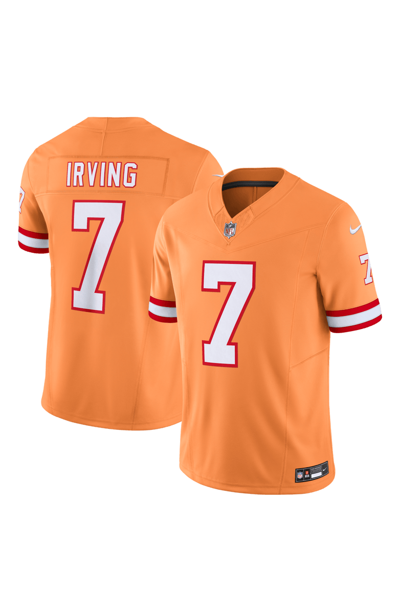 Nike Men's Nike Bucky Irving Orange Tampa Bay Buccaneers Alternate 2 Throwback Vapor F.U.S.E. Limited Jersey, Main, color, Orange