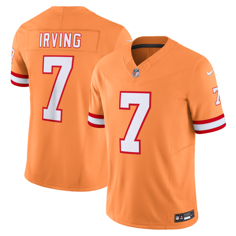Men's Nike Bucky Irving Orange Tampa Bay Buccaneers Alternate 2 Throwback Vapor F.U.S.E. Limited Jersey
