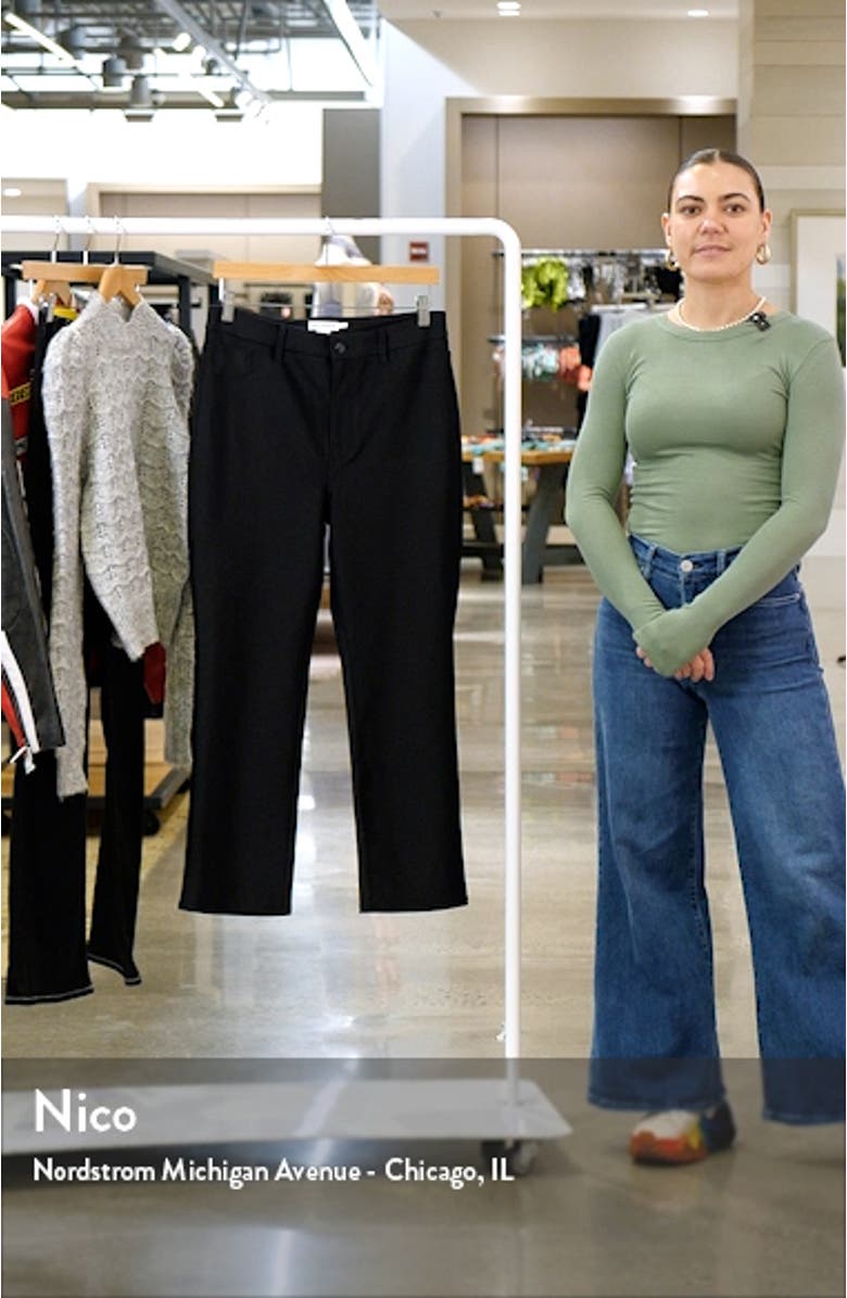 Compression Shine Straight Leg Crop Pants, sales video thumbnail