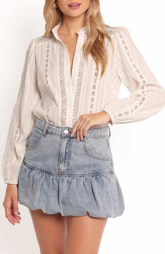 Petal & Pup Nea Lace Detail Front Button Shirt