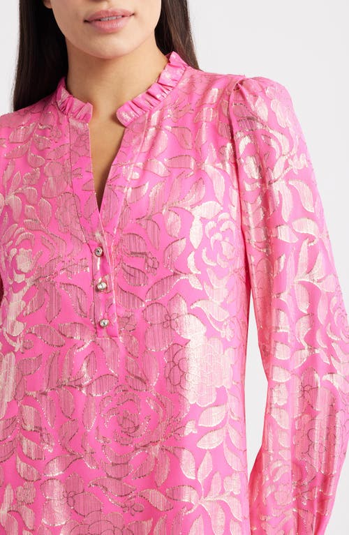 Lilly Pulitzer Evaline Silk Dress In Pink