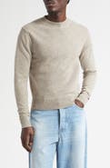 Acne Studios Kalas Core Face Patch Wool & Yak Hair Sweater