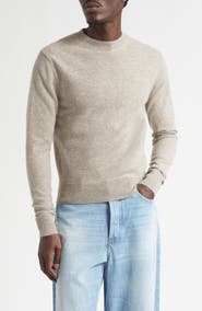 Acne Studios Kalas Core Face Patch Wool & Yak Hair Sweater