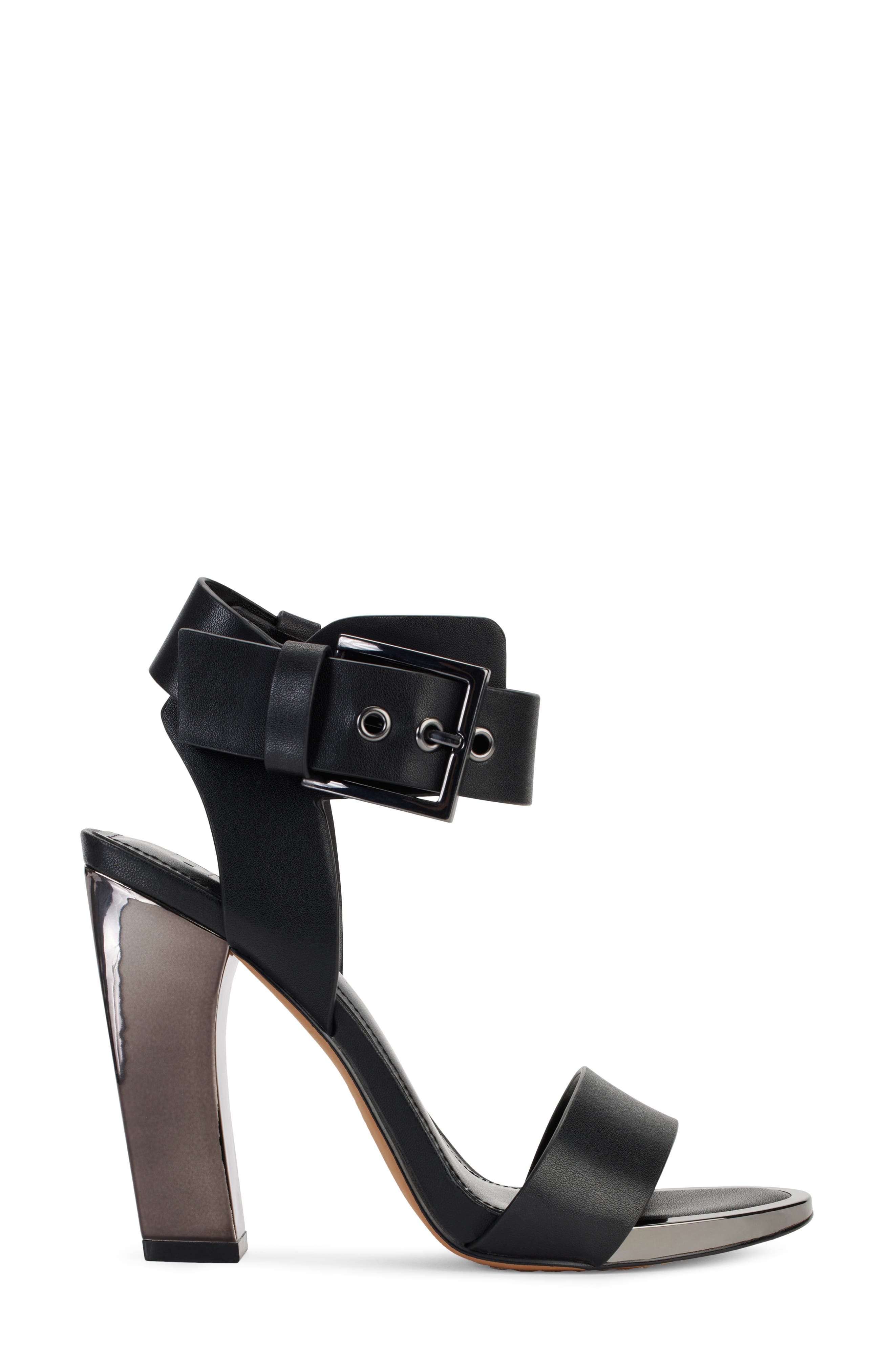 DKNY Terah Block Heel Ankle Strap Sandal, Alternate, color, 
