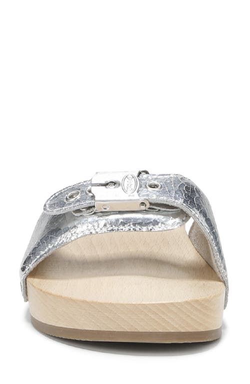 Shop Dr. Scholl's Original Slide Sandal In Silver