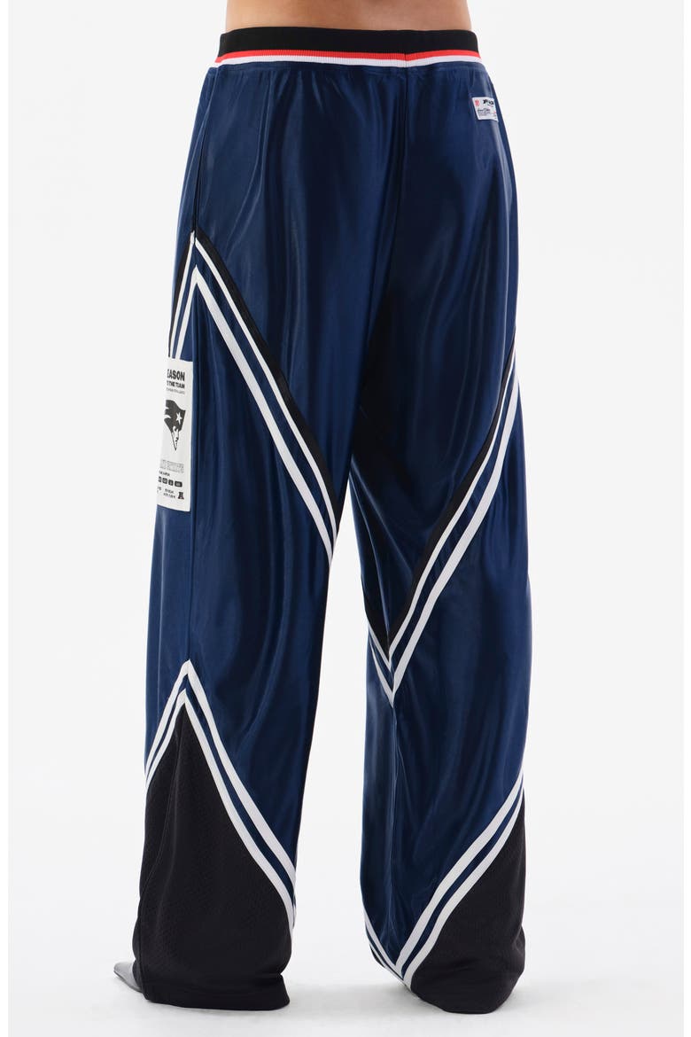 New England Patriots Chevron Track Pants, Alternate, color, NAVY