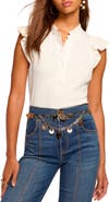 Ramy Brook Monroe Ruffle Trim Top