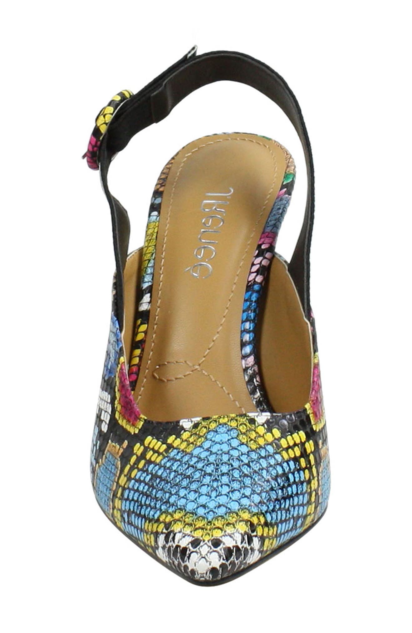 Marianela Slingback Pump, Alternate, color, BLACK MULTI PRINT FABRIC