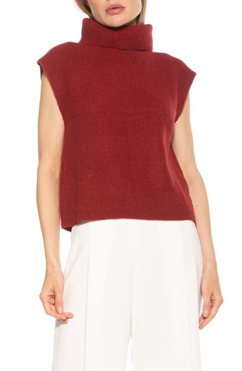 Jaylani Sleeveless Turtleneck Sweater