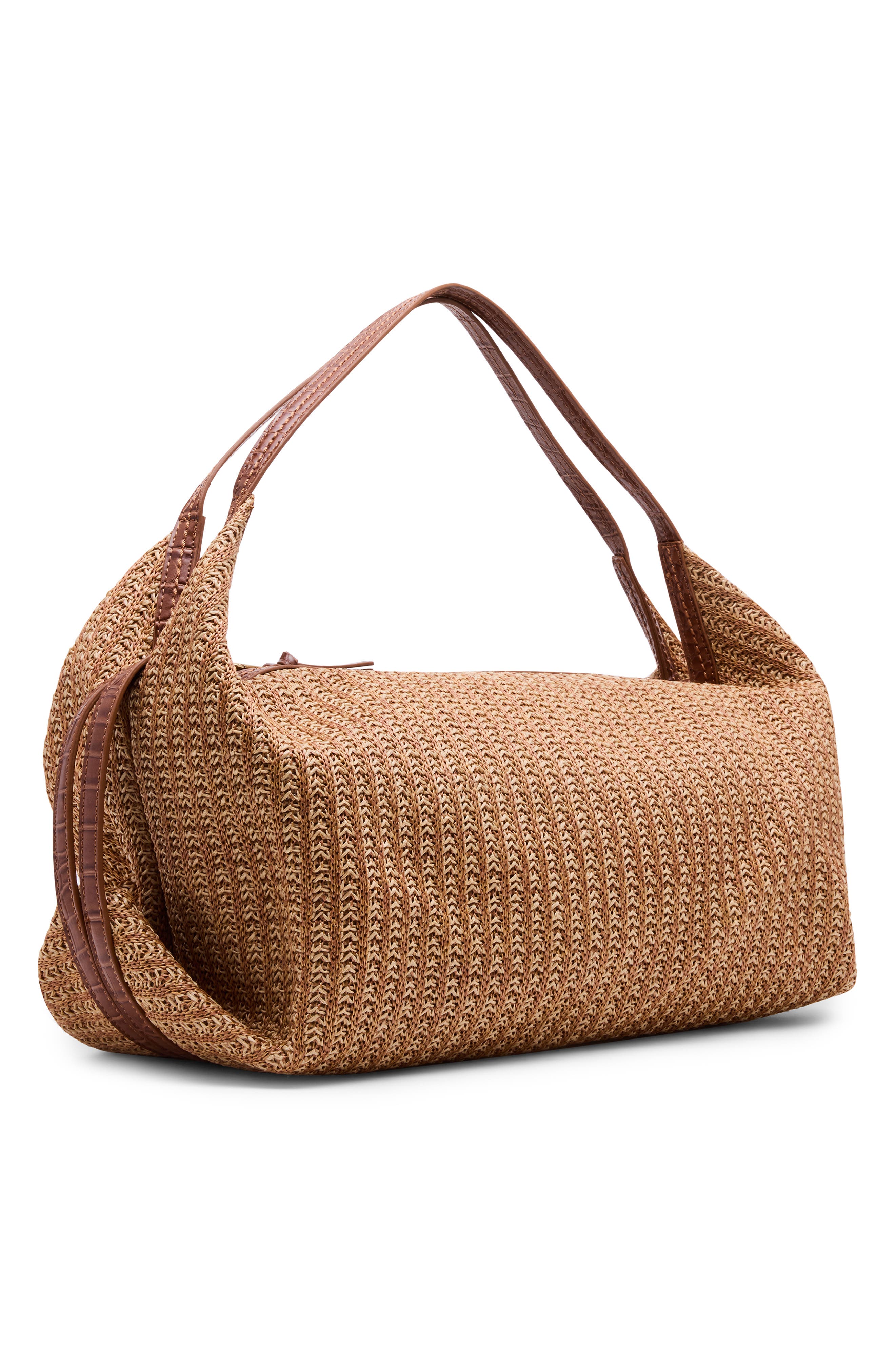 Dolce Vita Billy Woven Shoulder Bag, Alternate, color, Natural Raffia