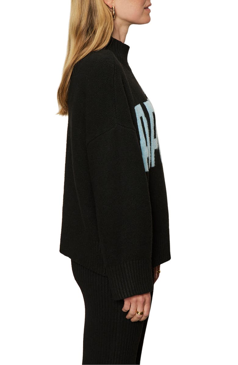 Sanctuary Aprés Sweater, Alternate, color, Black/ Multi