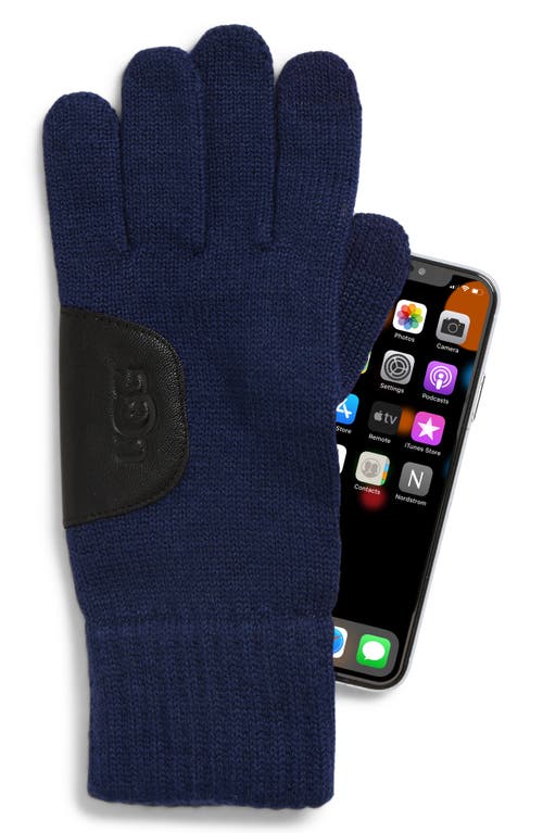 Ugg ® Knit Gloves In Blue