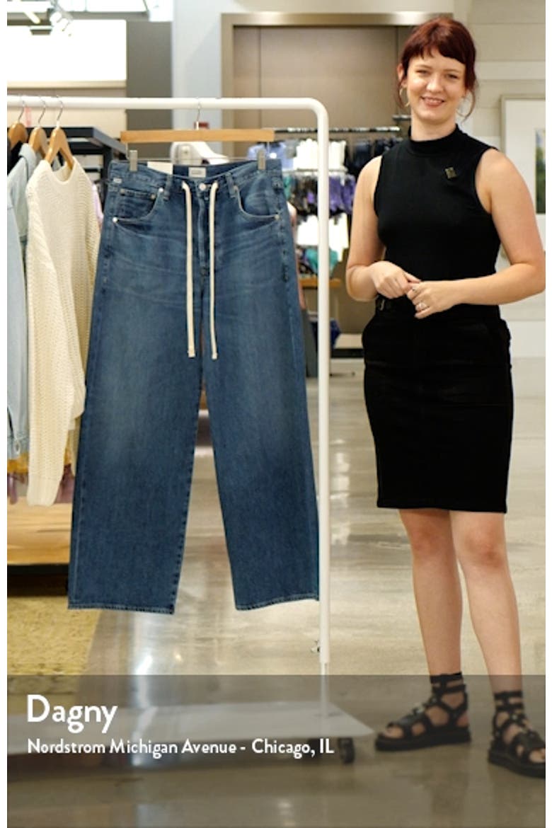 Brynn Wide Leg Organic Cotton Trouser Jeans video
