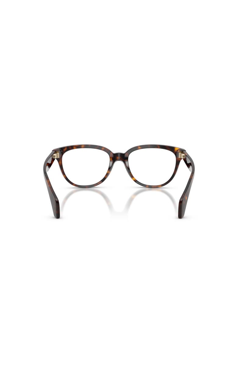 Moncler 50mm Rectangle optical glasses, Alternate, color, Tortoise
