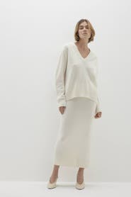 NAKED CASHMERE Sydney V-Neck Cashmere Sweater