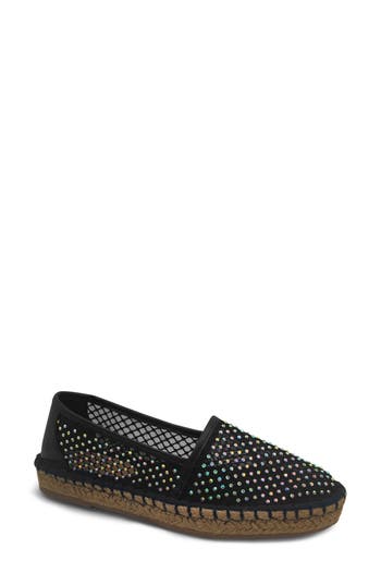 REACTION KENNETH COLE REACTION KENNETH COLE BONNIE RHINESTONE ESPADRILLE FLAT