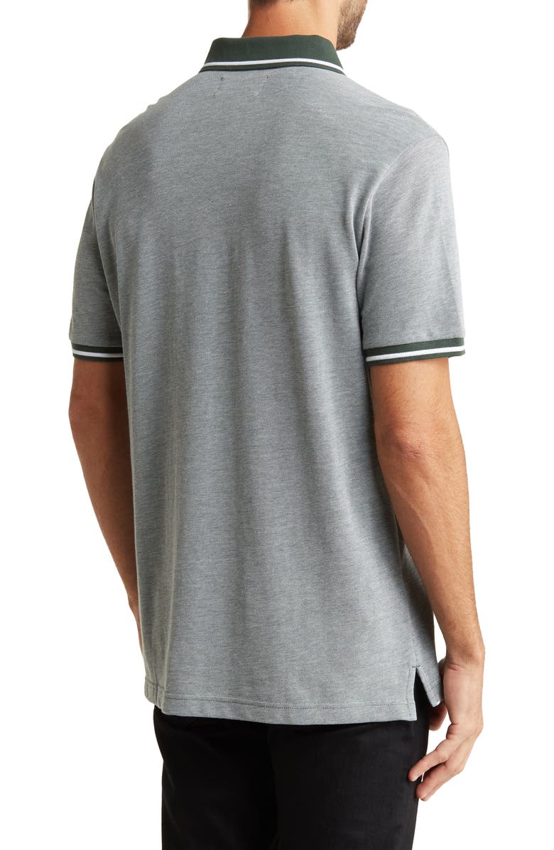 Original Penguin Birdseye Tipped Cotton Piqué Polo, Alternate, color, 