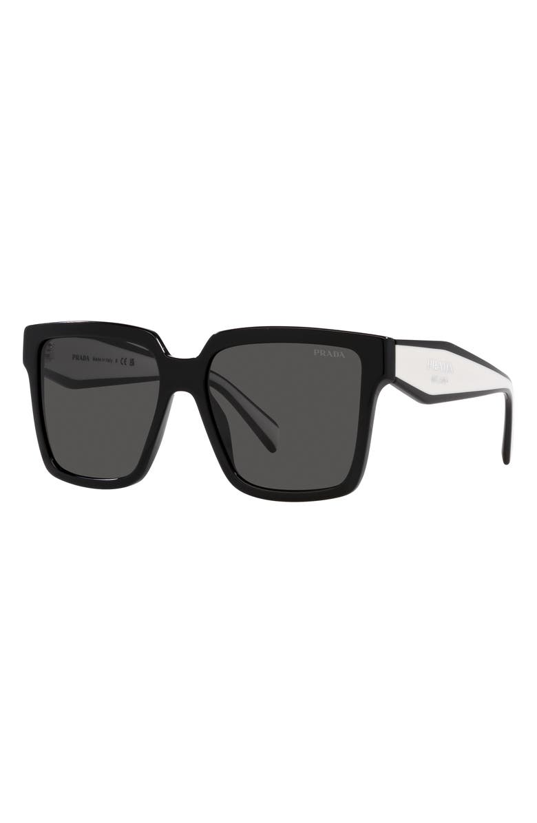 Prada 56mm Square Sunglasses, Alternate, color,