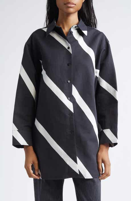 Marimekko Heitto Basso Cotton & Linen Button-Up Shirt