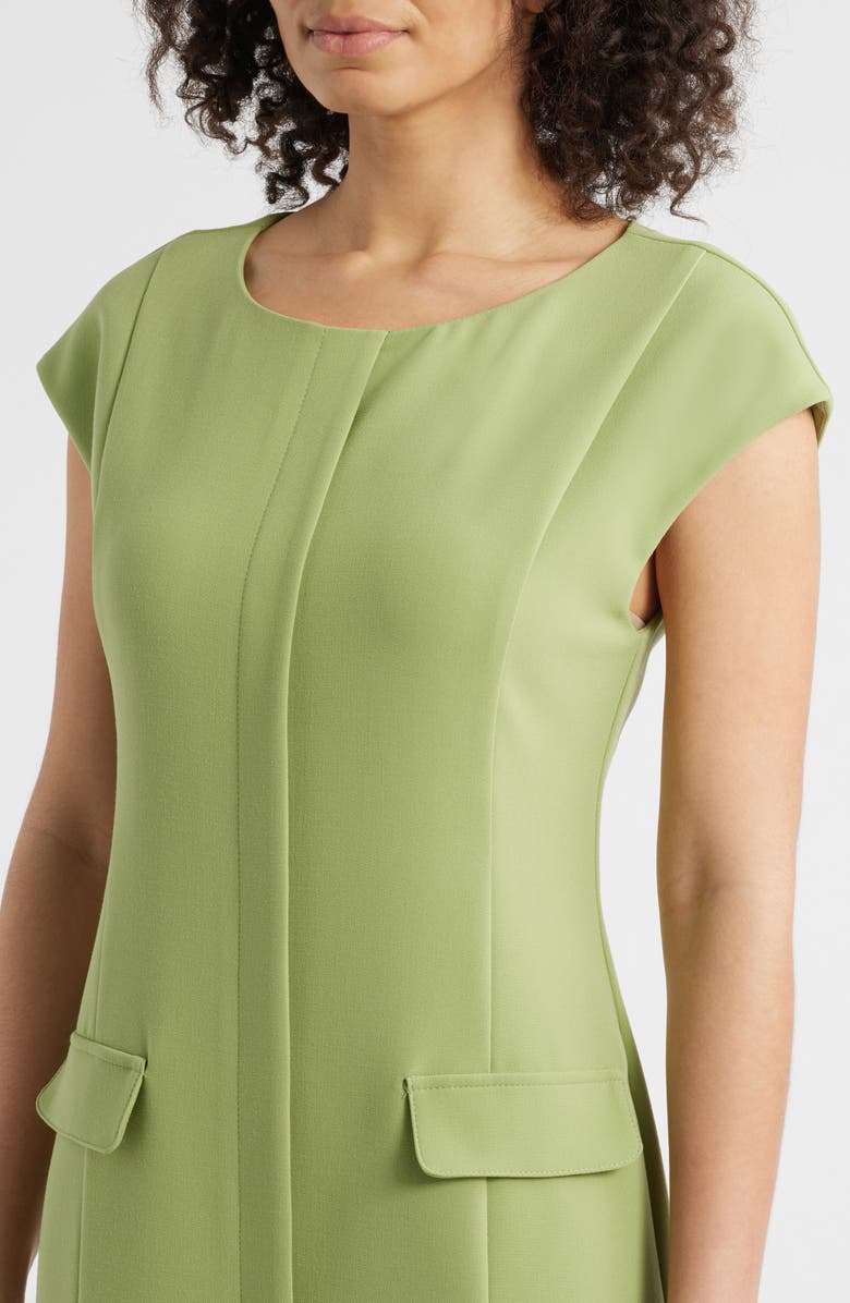 Black Halo Lali Slit Midi Dress, Alternate, color, Pear