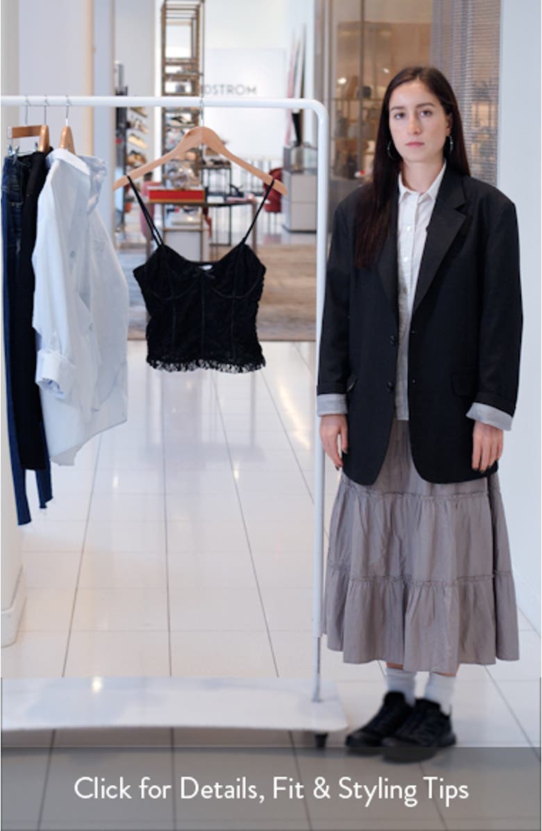 Lace Bustier Crop Camisole, sales video thumbnail