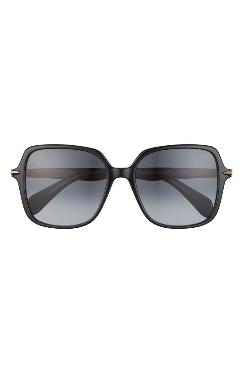rag & bone 55mm Gradient Square Sunglasses, Main, color,