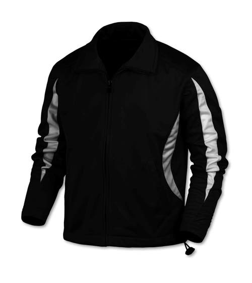 Benben Crescent Tricot Winter Jacket In Black