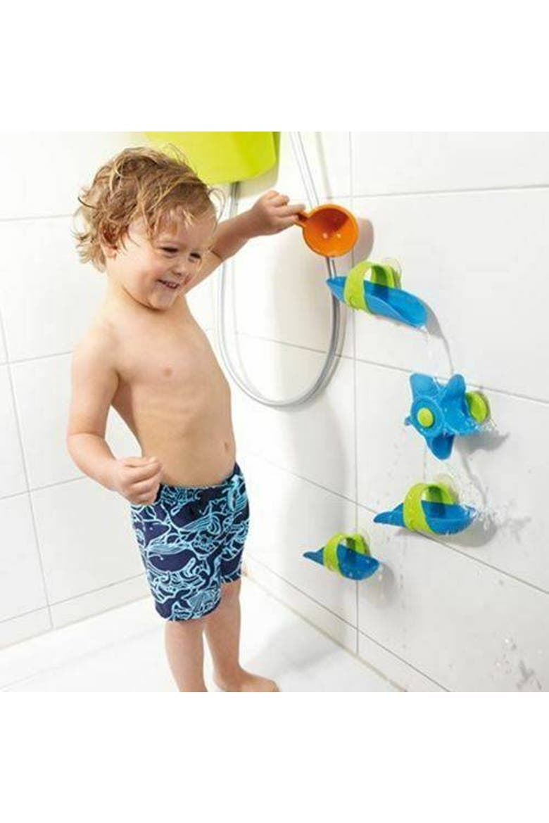 Bathtub Ball Track Set, Alternate, color, Blue Multi