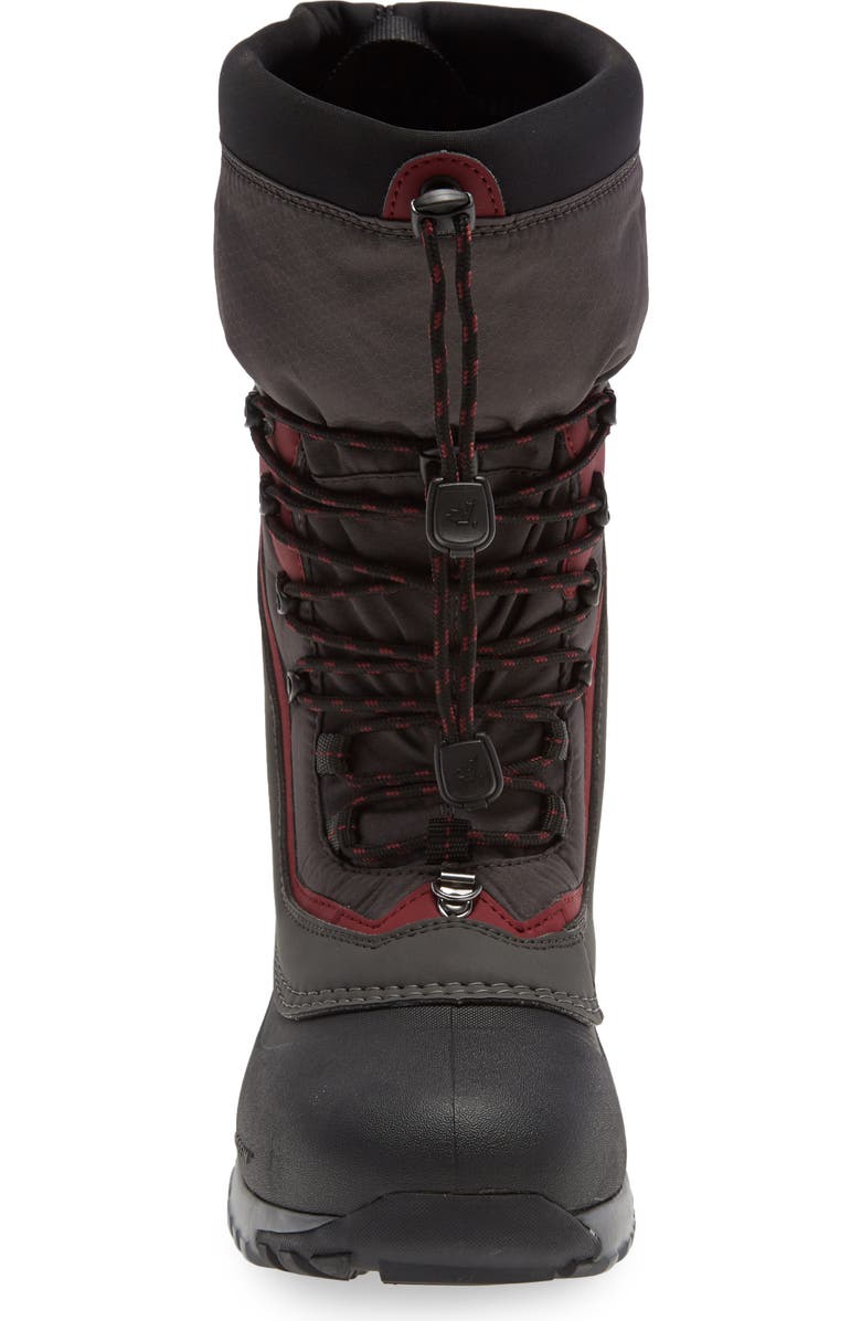 Baffin Flare Waterproof Winter Boot, Alternate, color, Grey/ Sangria