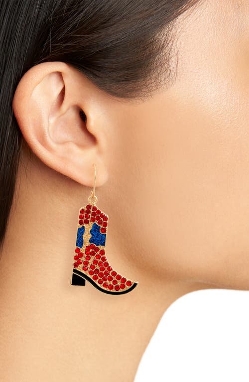 Leith Cowboy Boot Drop Earrings