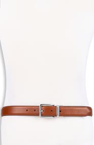 Cole Haan Reversible Feather Edge Leather Belt