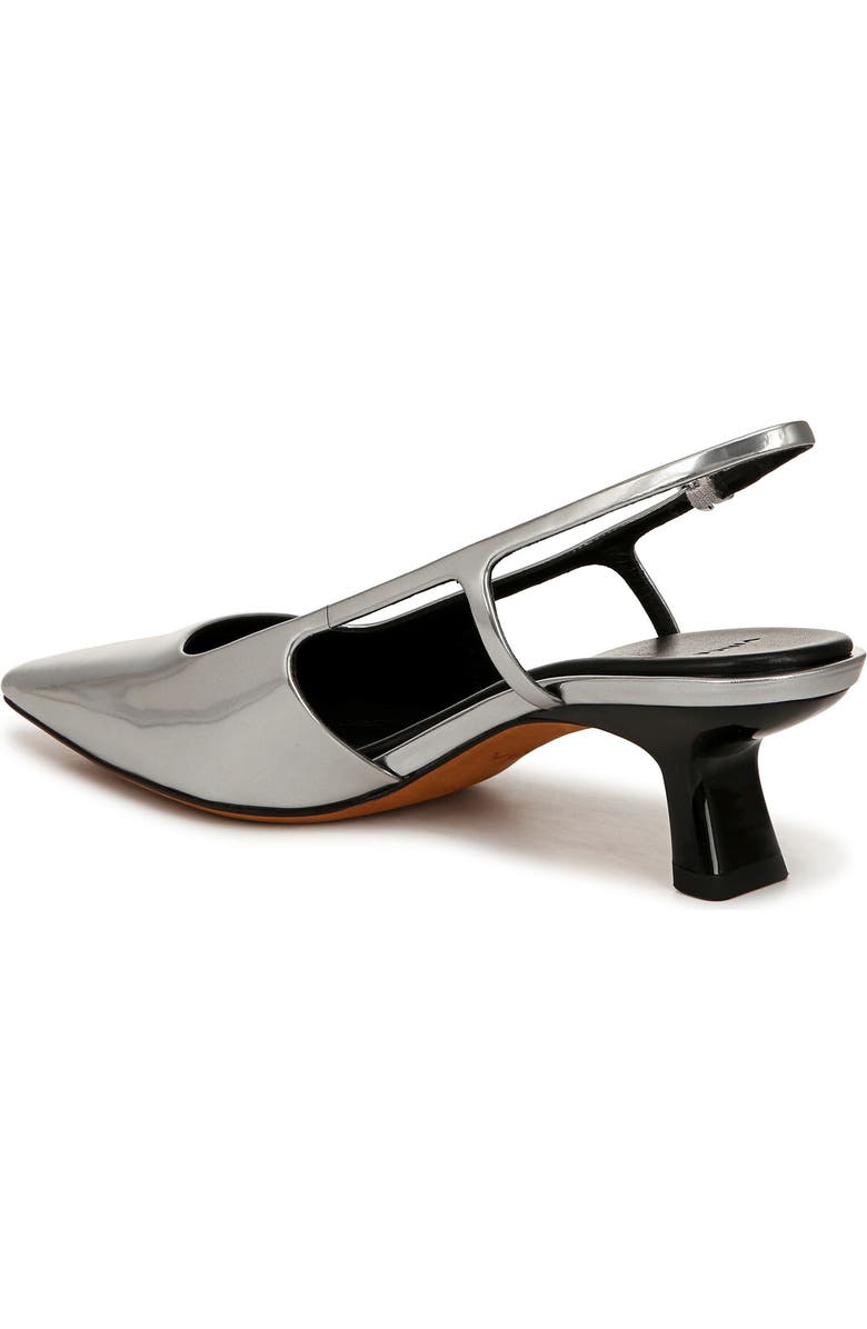 Vince Bianca Slingback Pointed Toe Pump, Alternate, color, Silver
