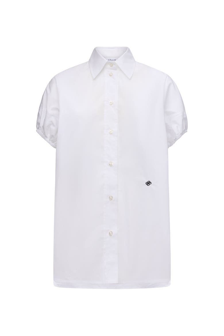 Lecce Capsleeve shirt, Main, color, White