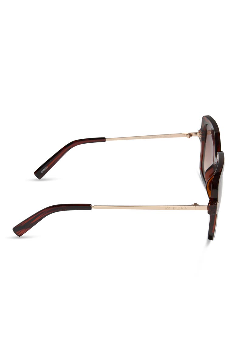 54mm Square Sunglasses, Alternate, color, MAHOGANY TORTOISE