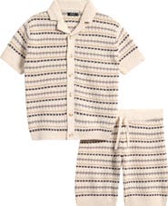 NEXT Kids' Knit Shirt & Shorts Set