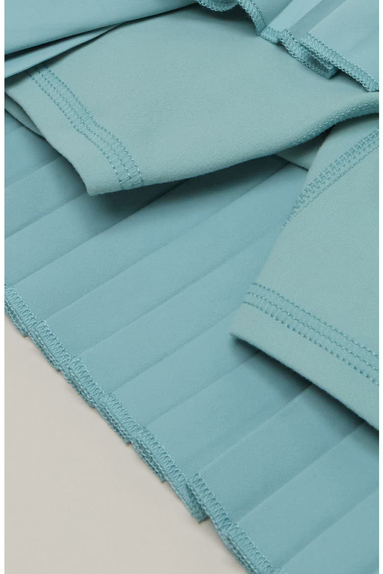 Kids' Pisces Pleated Skort, Alternate, color, TEAL AQUIFER