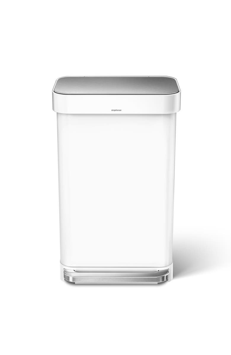 simplehuman 45L rectangular step can with liner pocket, Alternate, color,