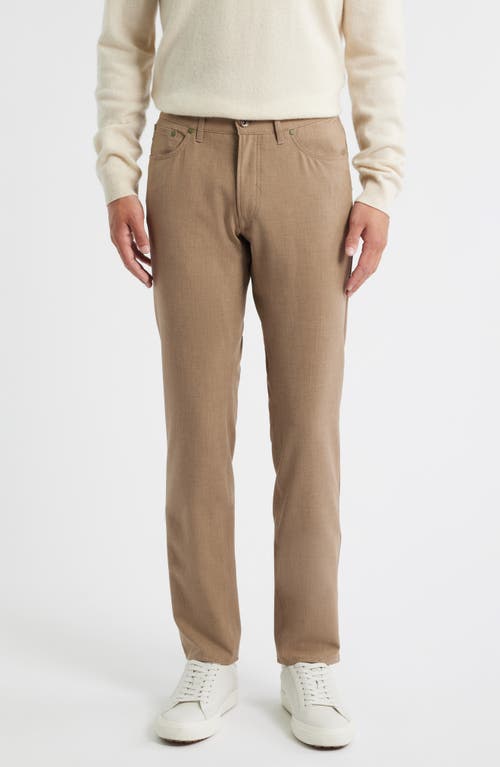 Brax Chuck Modern Fit Five-Pocket Pants in Camel 