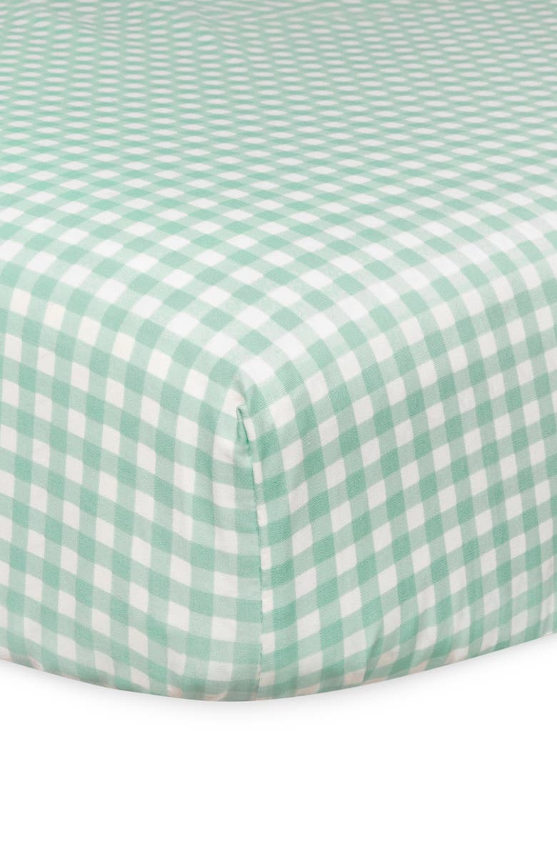 babyletto 'Garden' Mini Crib Sheet, Changing Pad Cover, Stroller Blanket & Wall Decals, Alternate, color, 