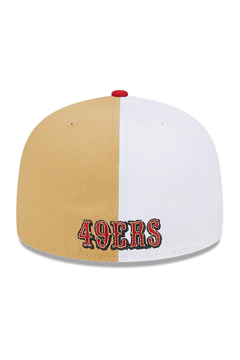 Men's New Era  Gold/Scarlet San Francisco 49ers 2023 Sideline 59FIFTY Fitted Hat, Alternate, color, Gold